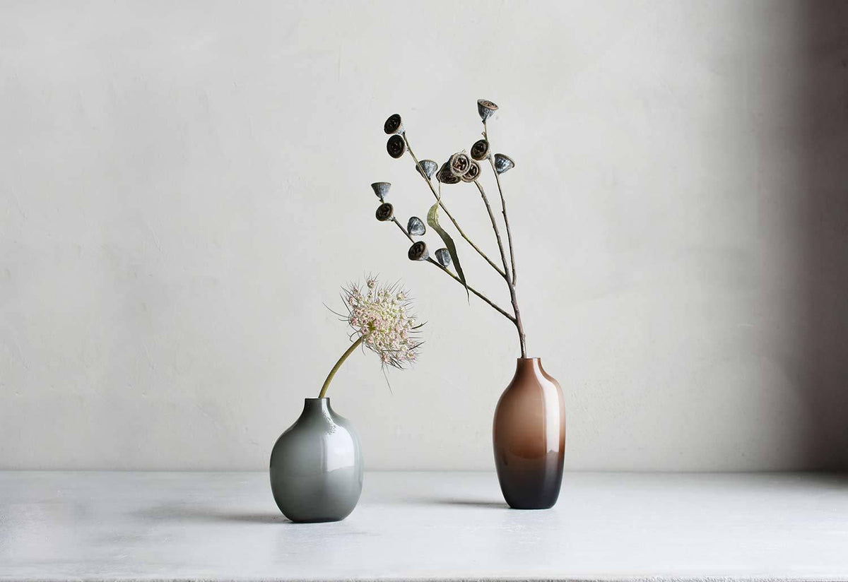 Sacco Glass Vase, Kinto