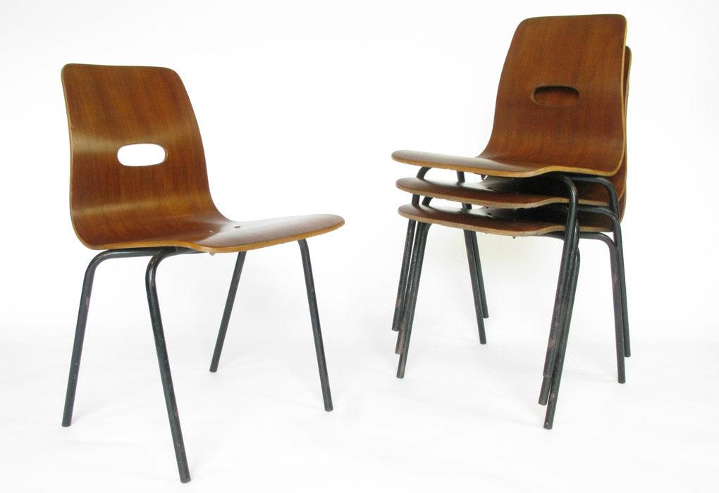 Robin Day Q-Stak chairs, 1953